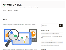 Tablet Screenshot of gyurigrell.com